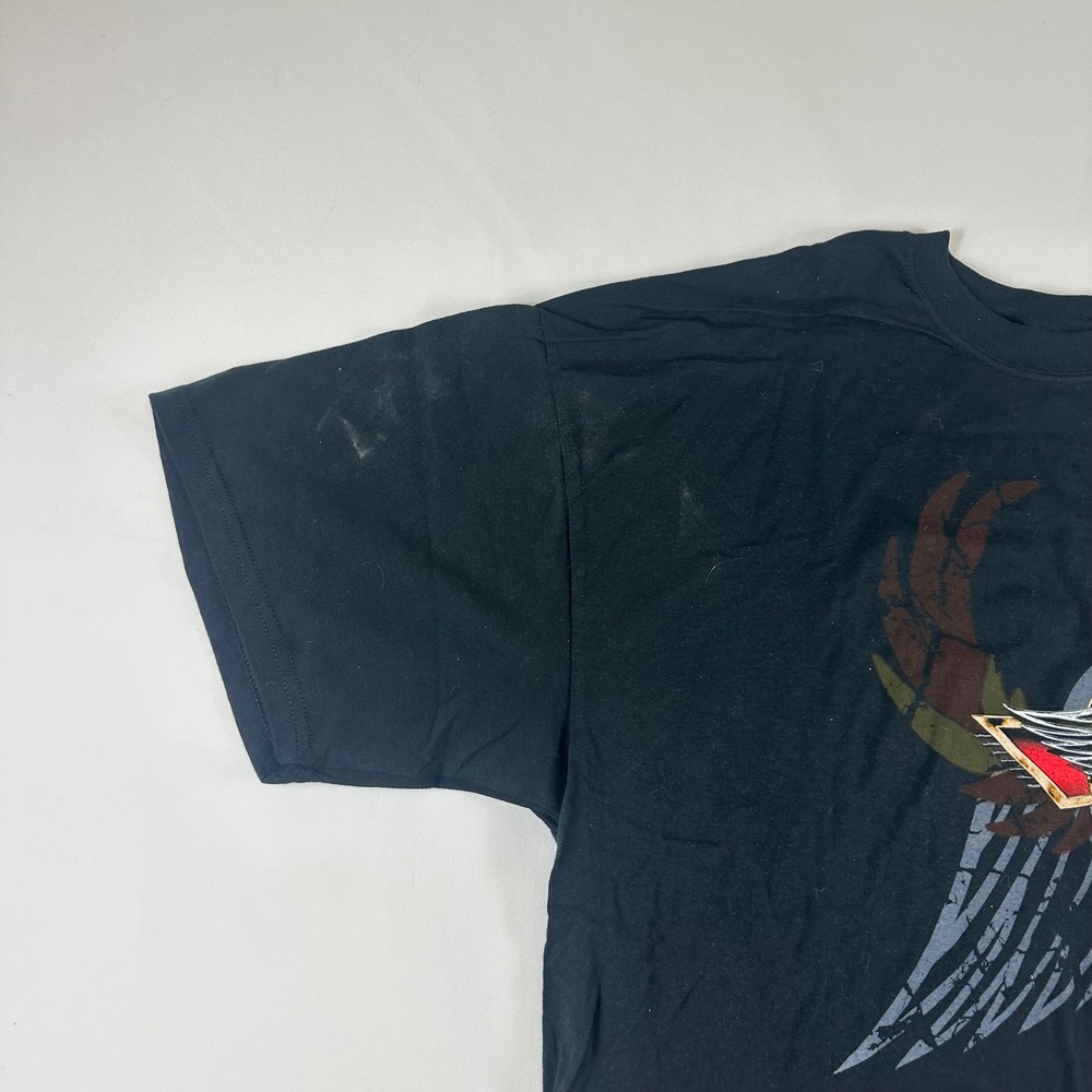 Aerosmith Route of All Evil Tour T Shirt Black‎ Heavy Cotton 2XL Mens - Picture 4 of 7
